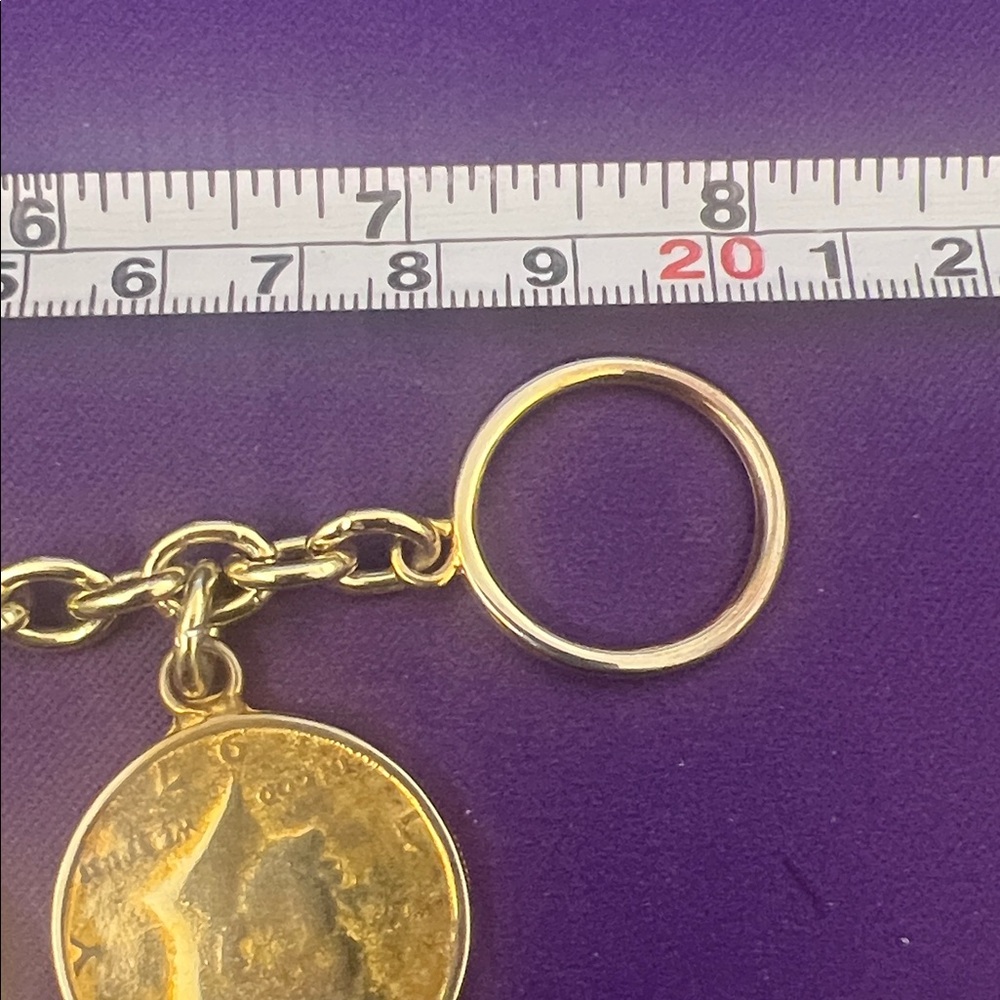 Gold-Tone Coin Charm Bracelet - Picture 6 of 6